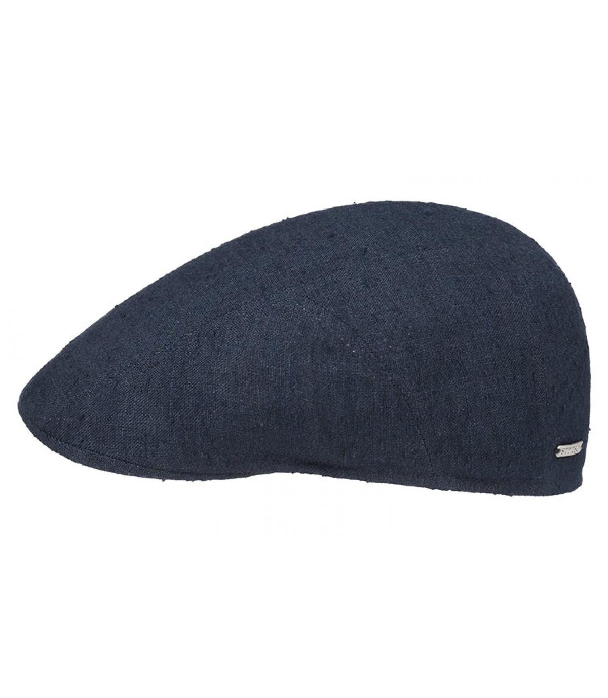 Ivy cap lin soie navy Stetson